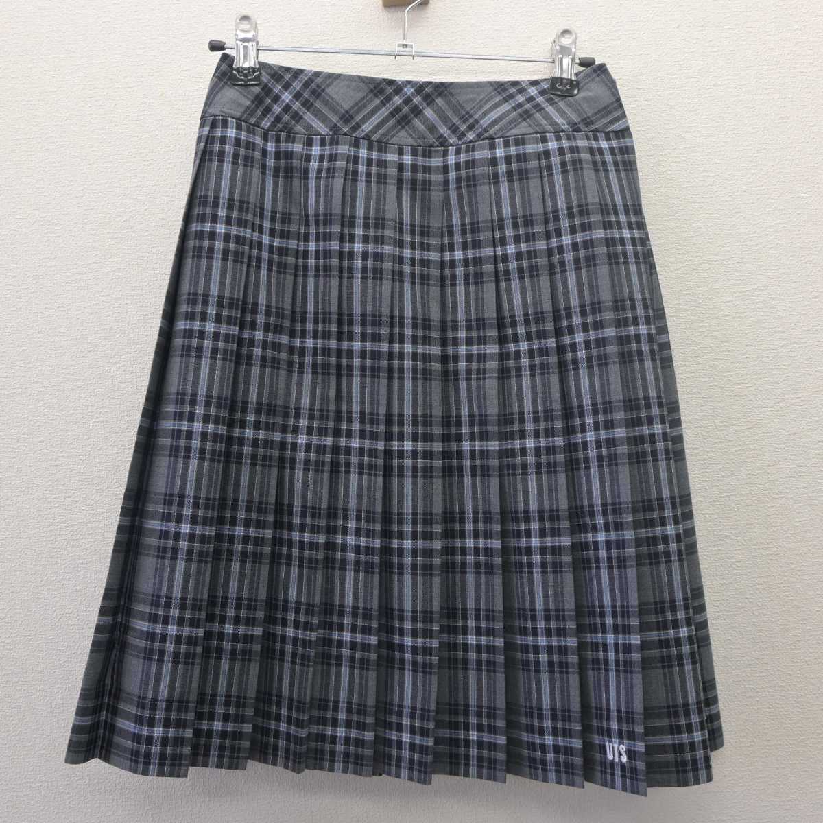 【中古】大分県 宇佐産業科学高等学校 女子制服 2点 (シャツ・スカート) sf061721