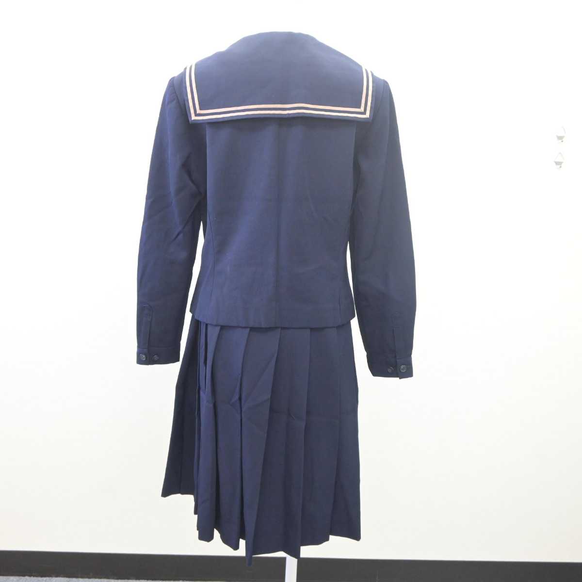 【中古】埼玉県 武蔵越生高等学校 女子制服 4点 (ブレザー・セーラー服・スカート) sf061723