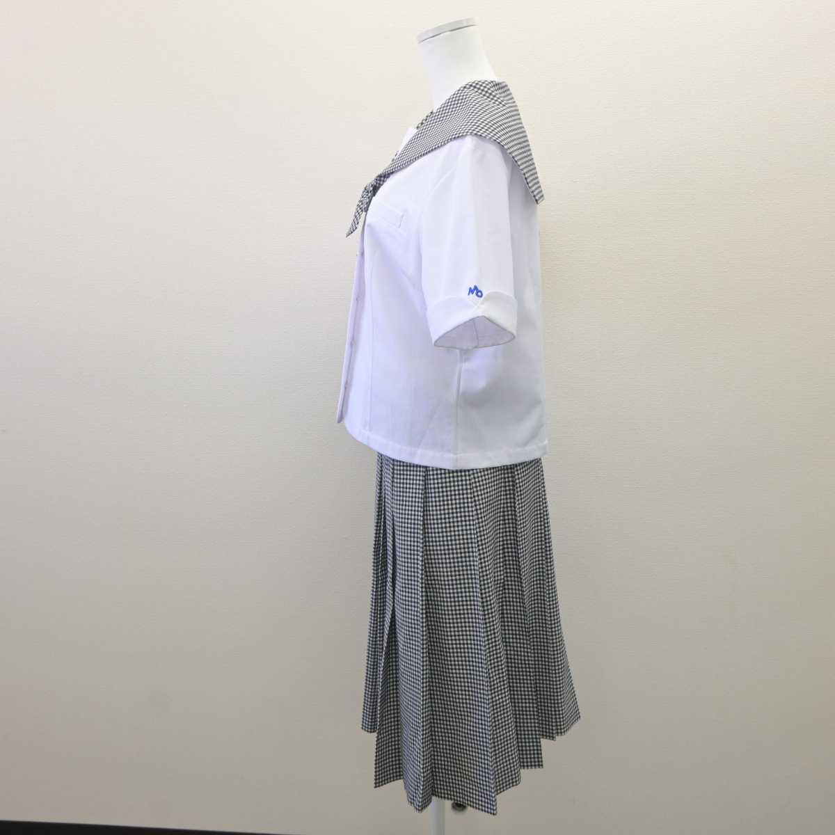 【中古】埼玉県 武蔵越生高等学校 女子制服 3点 (セーラー服・スカート) sf061724