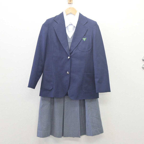 【中古】埼玉県 加治中学校 女子制服 4点 (ブレザー・ベスト・シャツ・スカート) sf061727 | 中古制服通販パレイド