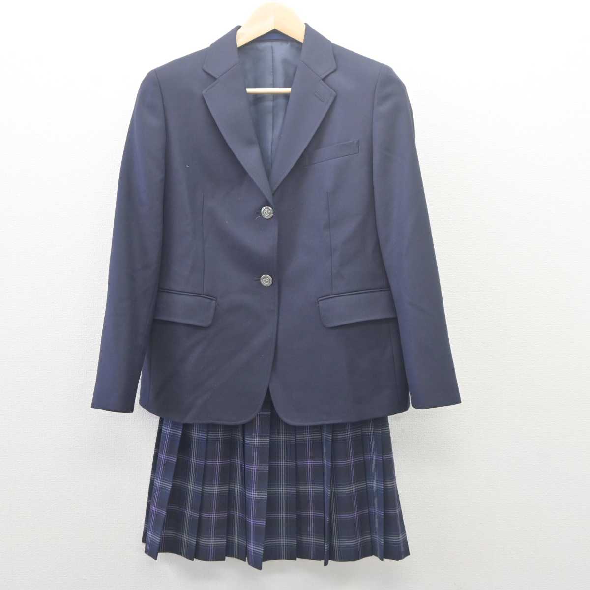 【中古】奈良県 飛鳥未来高等学校 女子制服 2点 (ブレザー・スカート) sf061730