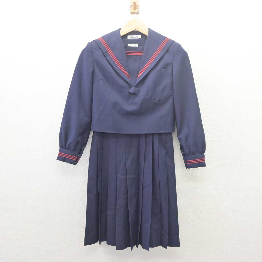 【中古】熊本県 白川中学校 女子制服 2点 (セーラー服・ジャンパースカート) sf061732 | 中古制服通販パレイド