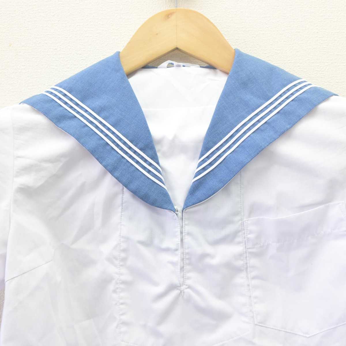 【中古】熊本県 白川中学校 女子制服 1点 (シャツ) sf061734