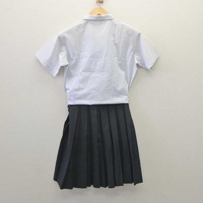 【中古】神奈川県 相模原中等教育学校 女子制服 3点 (シャツ・スカート) sf061737