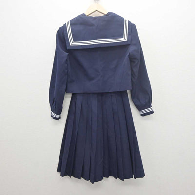 【中古】茨城県 古河第一中学校 女子制服 5点 (セーラー服・スカート) sf061753