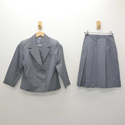 【中古】茨城県 古河第三高等学校 女子制服 2点 (ブレザー・スカート) sf061756