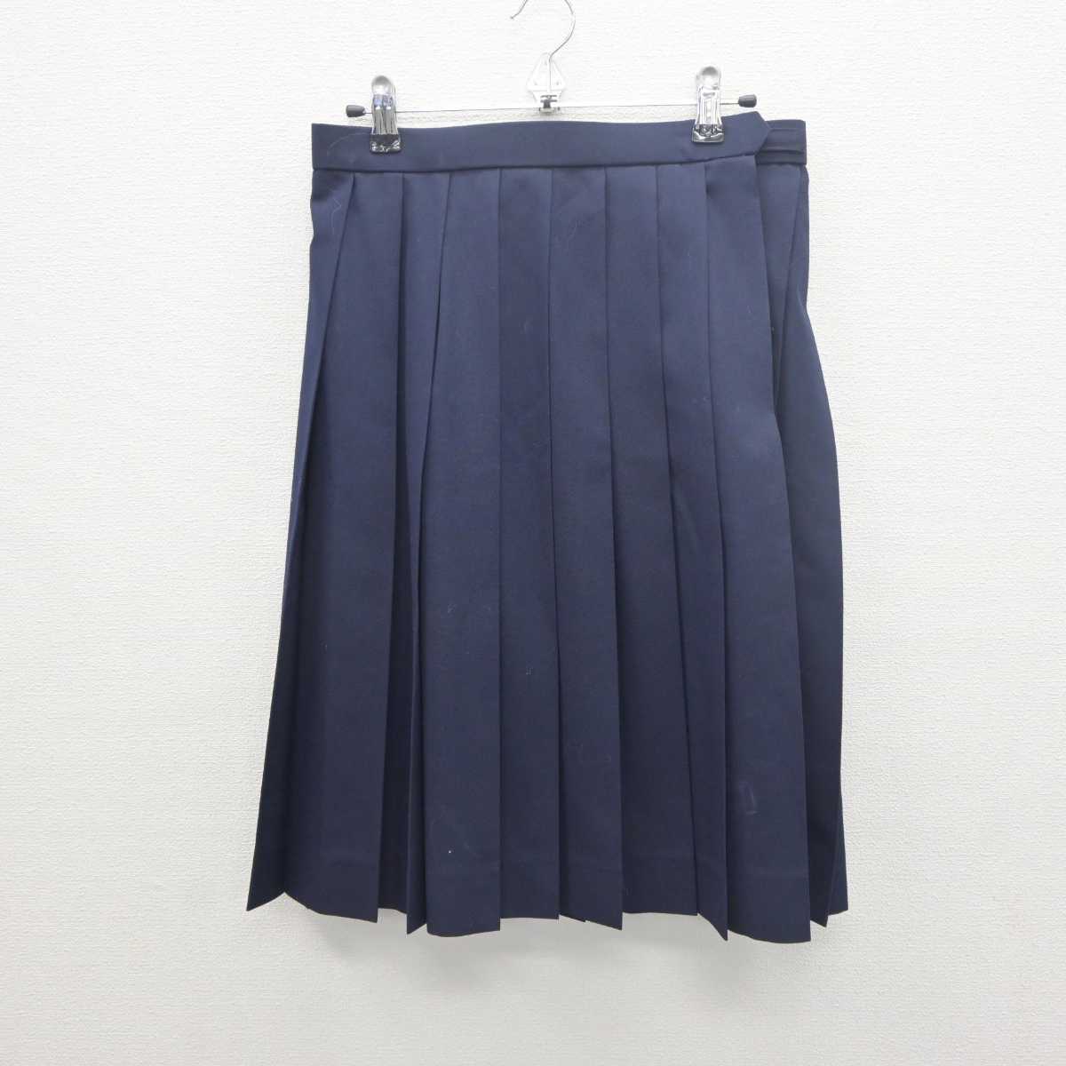 【中古】大阪府 プール学院中学校・高等学校 女子制服 3点 (シャツ・スカート) sf061764