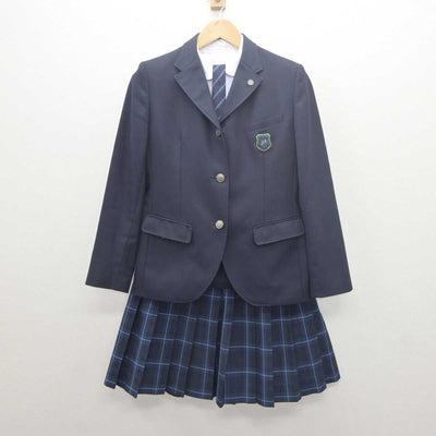 【中古】福岡県 福岡講倫館高等学校 女子制服 5点 (ブレザー・シャツ・スカート) sf061769