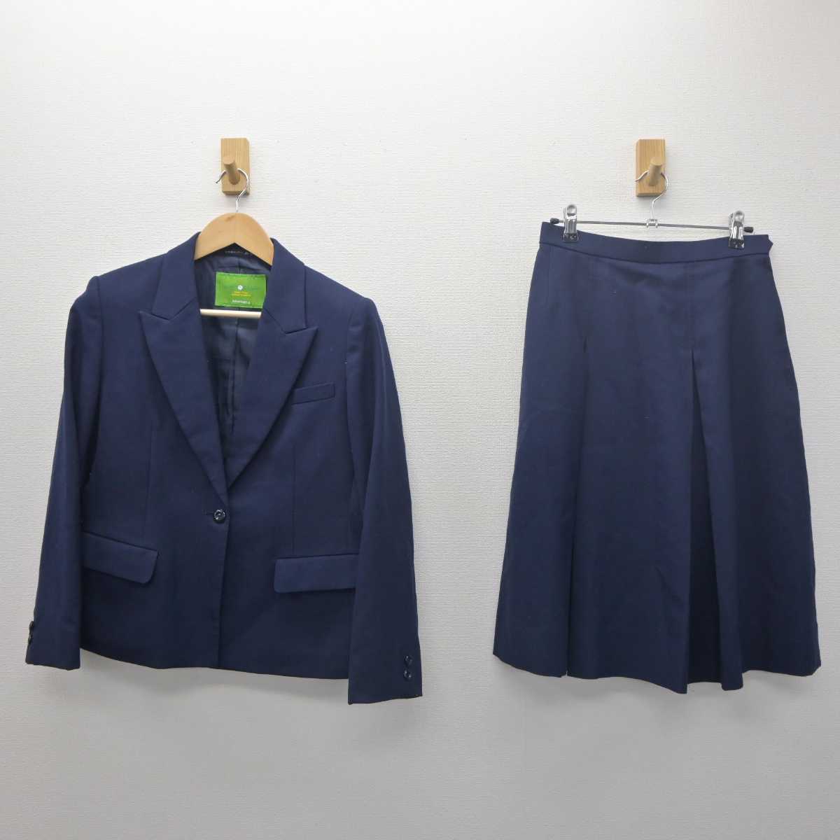 【中古】福岡県 福岡中央高等学校 女子制服 2点 (ブレザー・スカート) sf061770