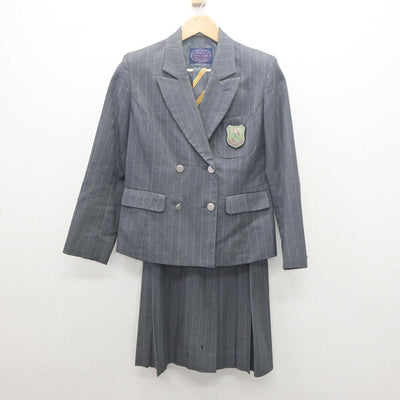 【中古】東京都 錦城高等学校 女子制服 4点 (ブレザー・ベスト・スカート) sf061778