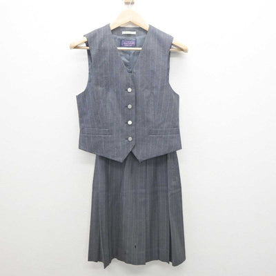 【中古】東京都 錦城高等学校 女子制服 4点 (ブレザー・ベスト・スカート) sf061778