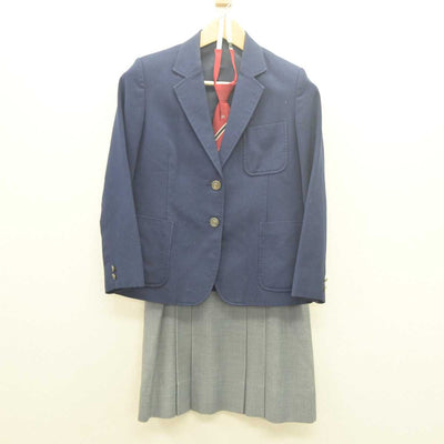 【中古】東京都 練馬中学校 女子制服 3点 (ブレザー・スカート) sf061781