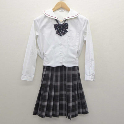 【中古】京都府 京都橘中学校 女子制服 4点 (ブレザー・シャツ・スカート) sf061793