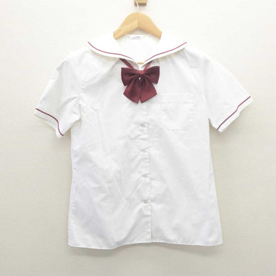 【中古】京都府 京都橘中学校 女子制服 3点 (シャツ・スカート) sf061795