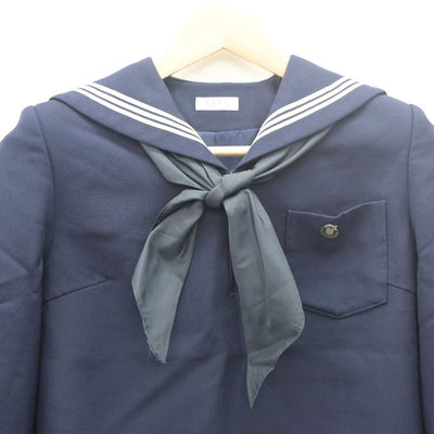 【中古】山形県 鶴岡北高等学校 女子制服 4点 (セーラー服・スカート) sf061801