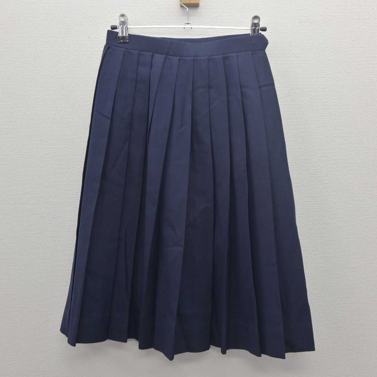 【中古】山形県 鶴岡西中学校 女子制服 3点 (セーラー服・スカート) sf061804