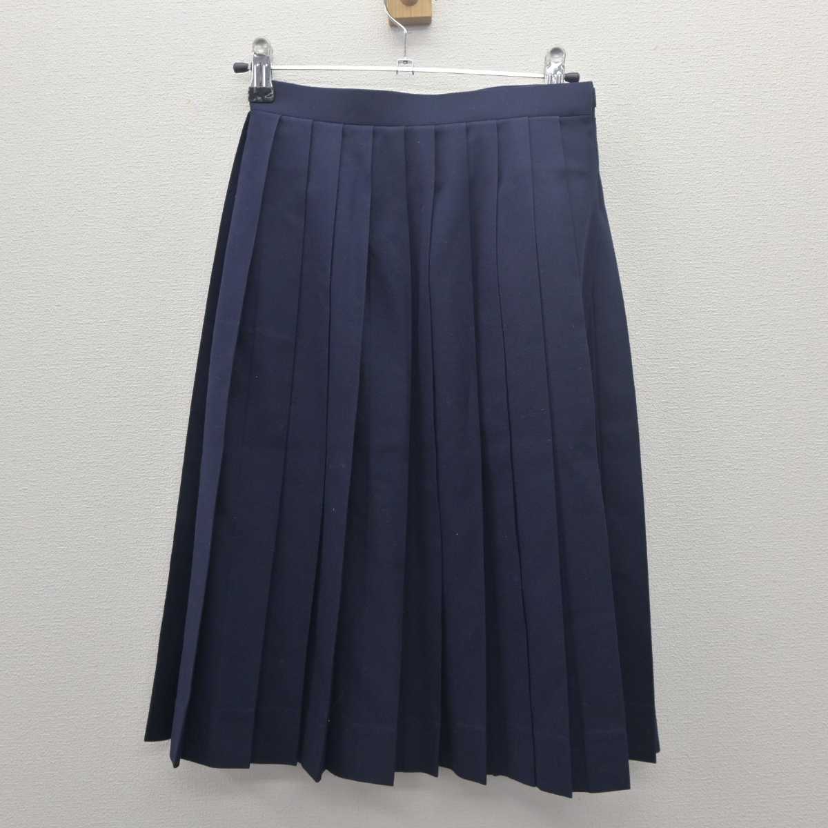 【中古】山形県 鶴岡西中学校 女子制服 2点 (セーラー服・スカート) sf061805