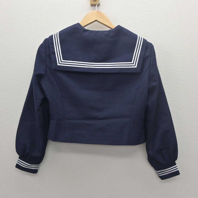 【中古】山形県 鶴岡西中学校 女子制服 2点 (セーラー服・スカート) sf061806