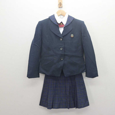 【中古】山形県 鶴岡東高等学校 女子制服 3点 (ブレザー・シャツ・スカート) sf061810