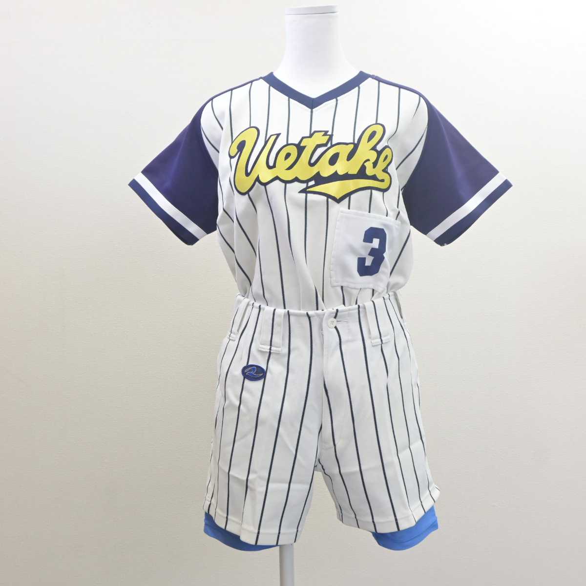 【中古】埼玉県 植竹中学校/ソフトボール部ユニフォーム 女子制服 3点 (部活ユニフォーム 上・部活ユニフォーム 下・部活ユニフォーム 下) sf061819