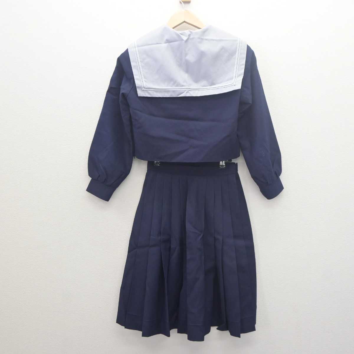 【中古】大阪府 四天王寺中学校 女子制服 2点 (セーラー服・スカート) sf061831