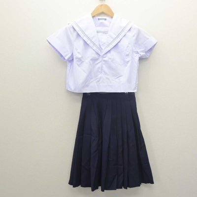 【中古】兵庫県 四天王寺中学校 女子制服 2点 (セーラー服・スカート) sf061832