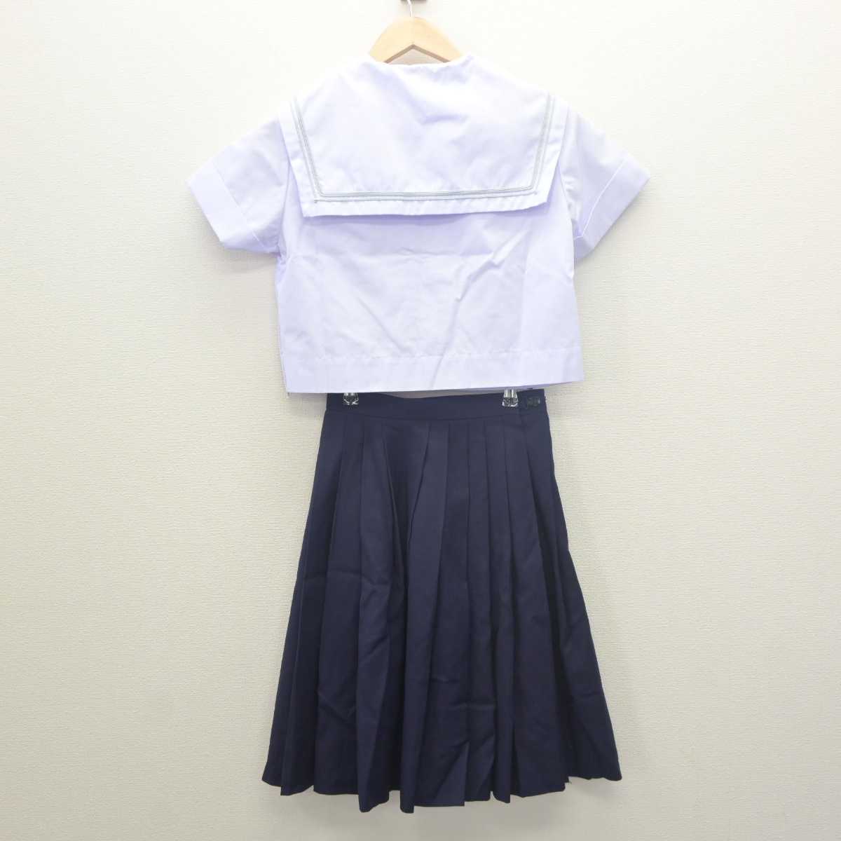 中古】兵庫県 四天王寺中学校 女子制服 2点 (セーラー服・スカート