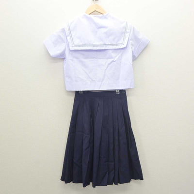 【中古】兵庫県 四天王寺中学校 女子制服 2点 (セーラー服・スカート) sf061832