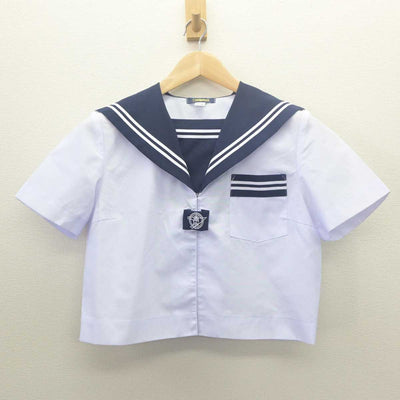 【中古】静岡県 袋井南中学校 女子制服 2点 (セーラー服・スカート) sf061840