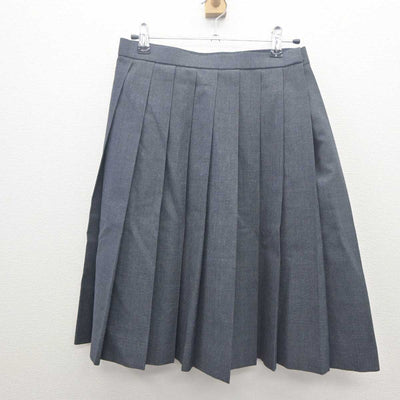 【中古】神奈川県 神奈川大学附属高等学校 女子制服 3点 (ニットベスト・スカート) sf061847