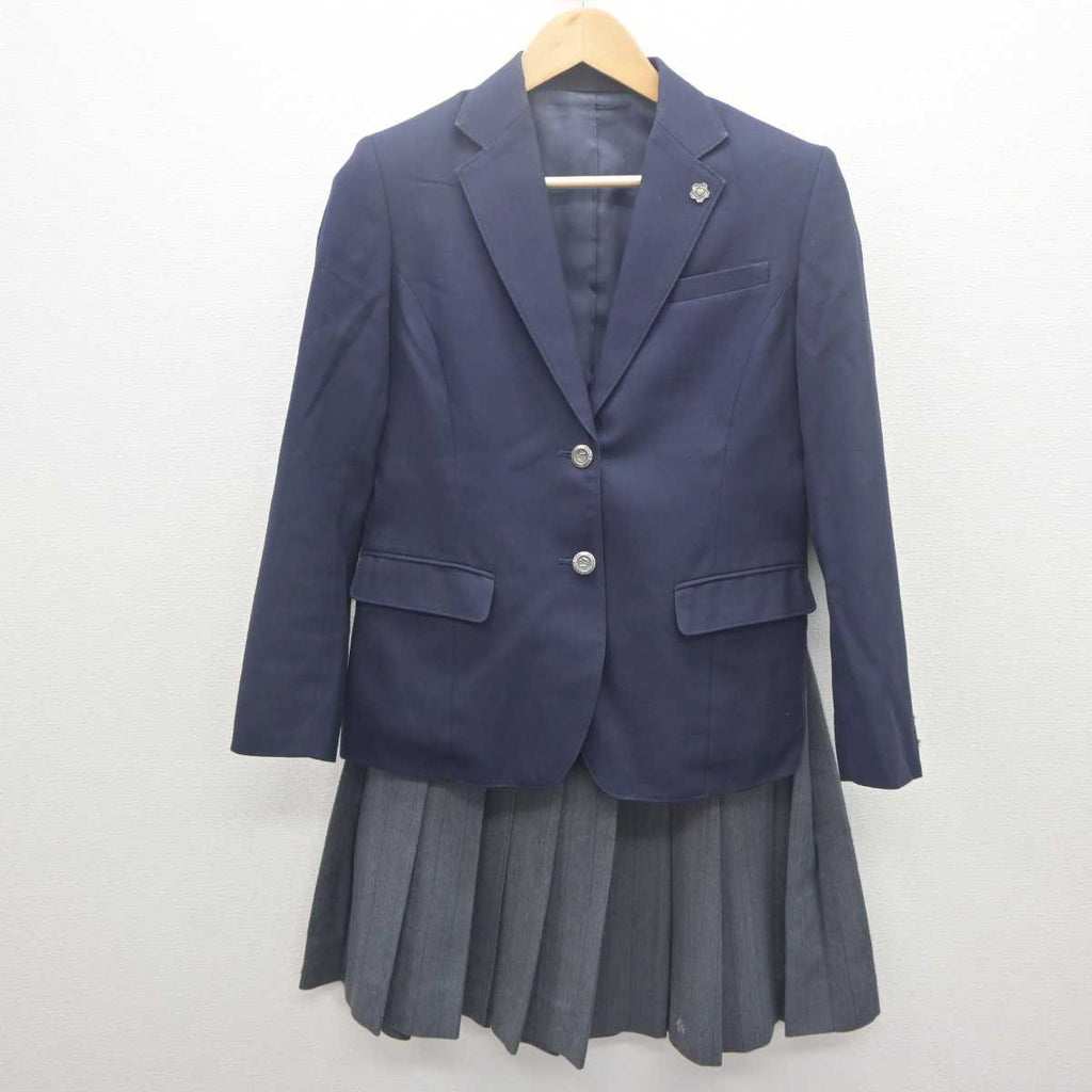 【中古】栃木県 小山西高等学校 女子制服 5点 (ブレザー・スカート 