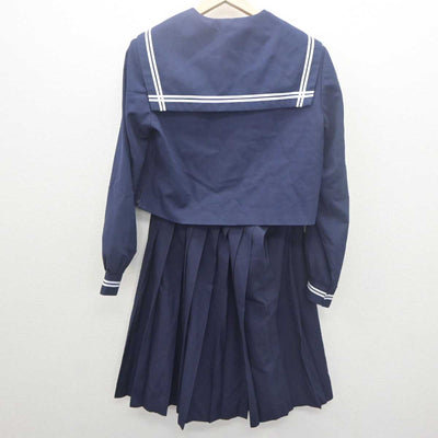 【中古】広島県 栗原中学校 女子制服 2点 (セーラー服・スカート) sf061851