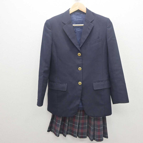 【中古制服】クラーク記念国際高等学校 女子制服 4点（ブレザー 