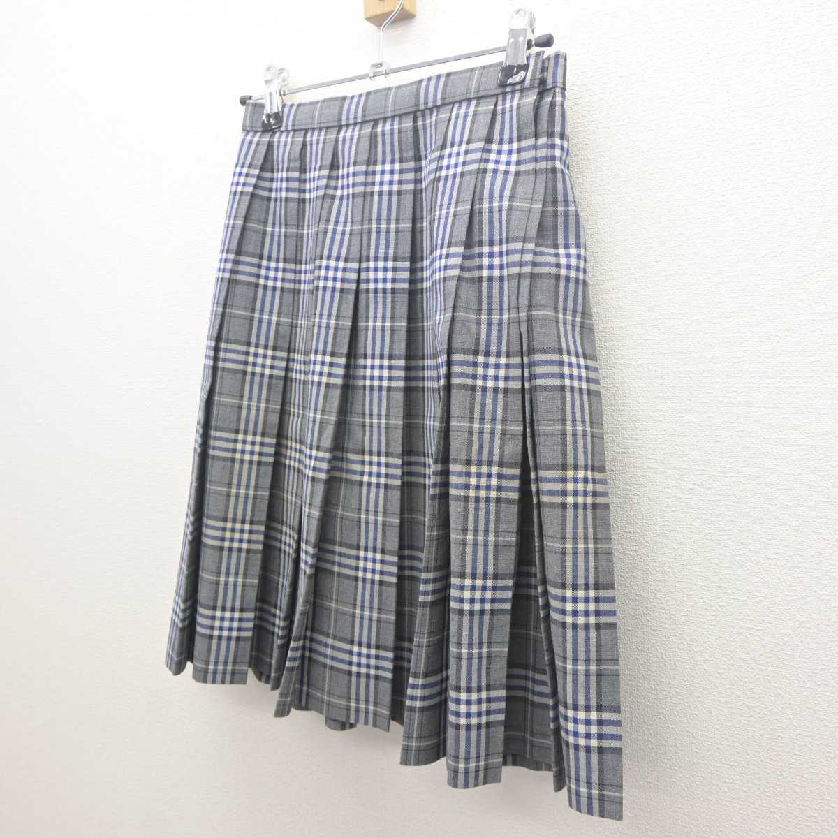 【中古】神奈川県 横浜商科大学高等学校 女子制服 2点 (スカート) sf061868