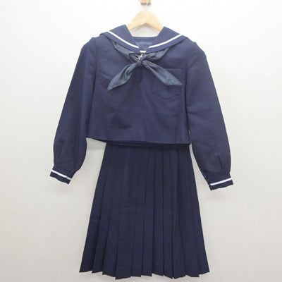 【中古】北海道 北星学園女子高等学校 女子制服 4点 (セーラー服・スカート) sf061871