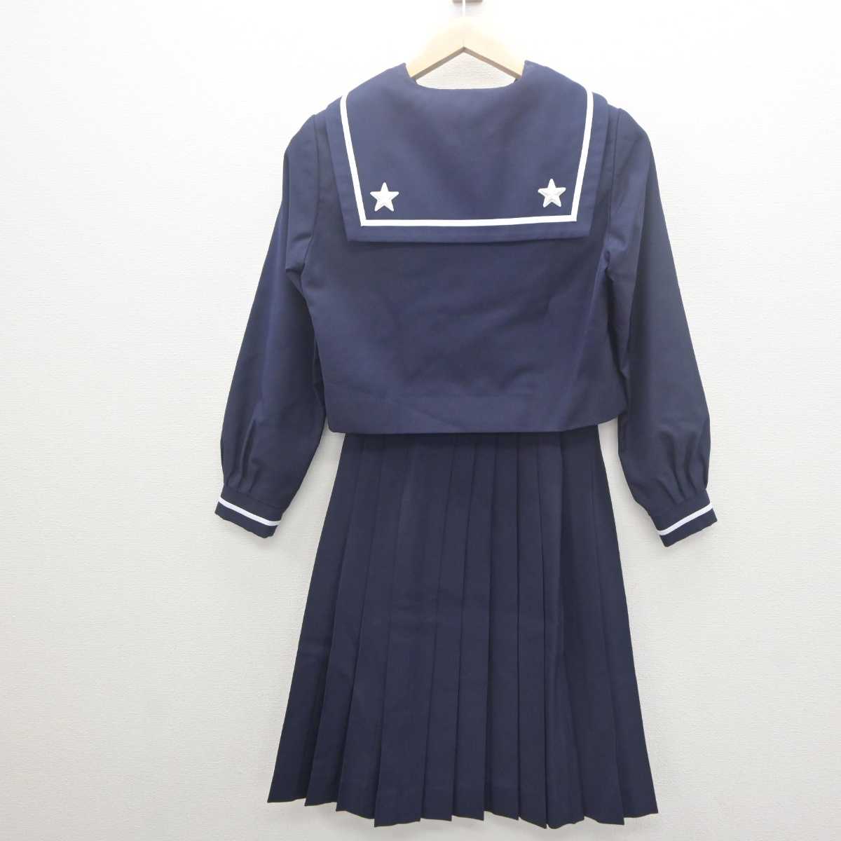 【中古】北海道 北星学園女子高等学校 女子制服 4点 (セーラー服・スカート) sf061871