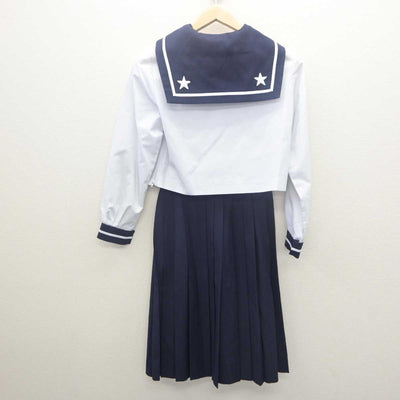 【中古】北海道 北星学園女子高等学校 女子制服 4点 (セーラー服・スカート) sf061872