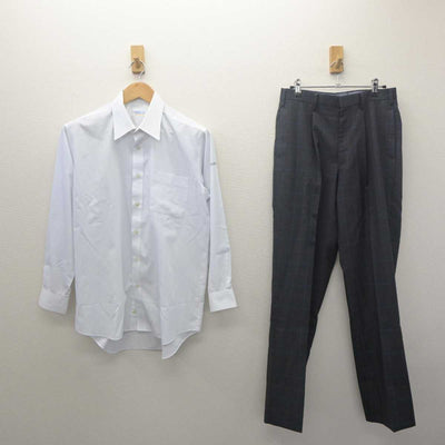 【中古】北海道 北海高等学校 男子制服 5点 (ブレザー・ニット・シャツ・ズボン) sf061875