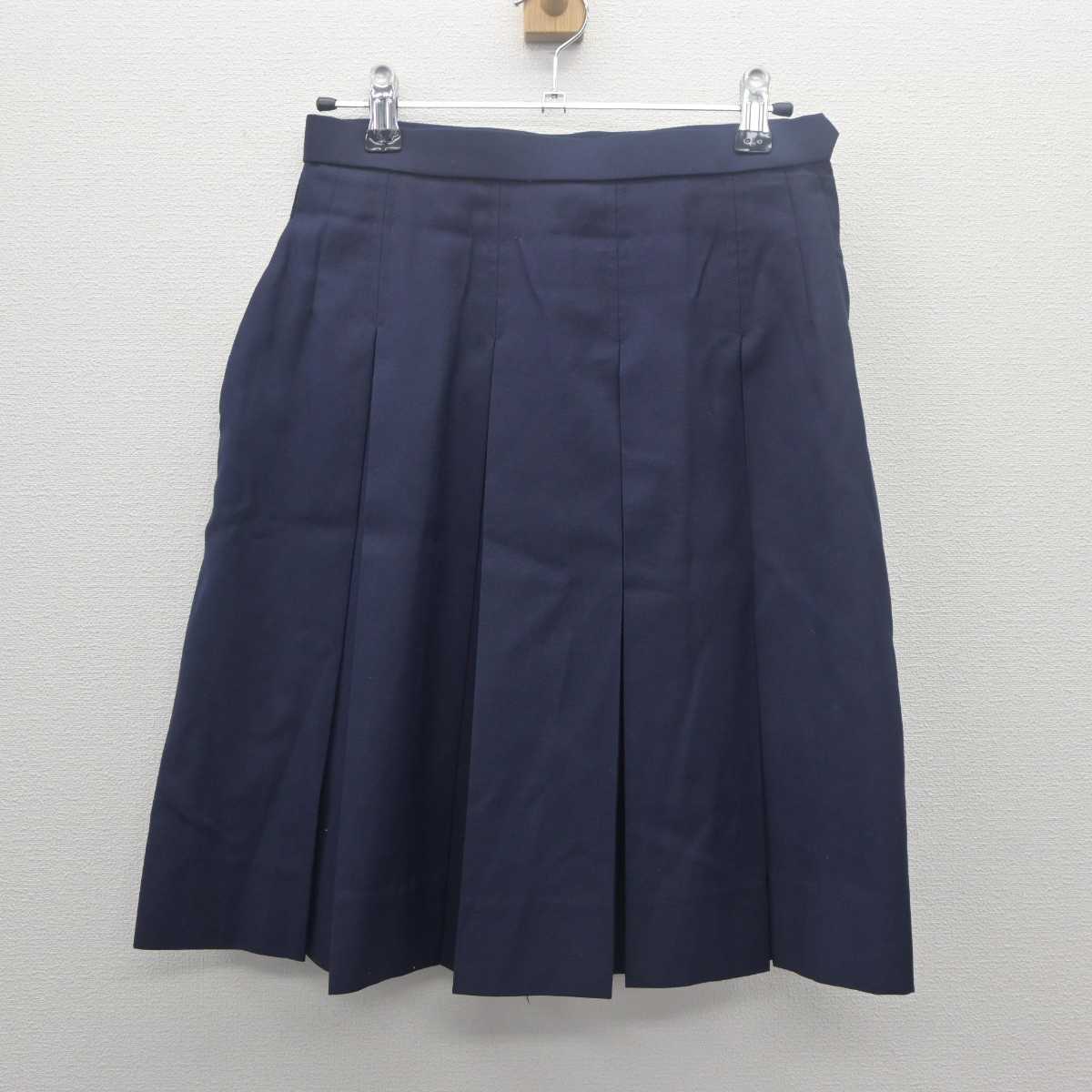 【中古】神奈川県 横浜市立戸塚中学校 女子制服 2点 (ベスト・スカート) sf061890