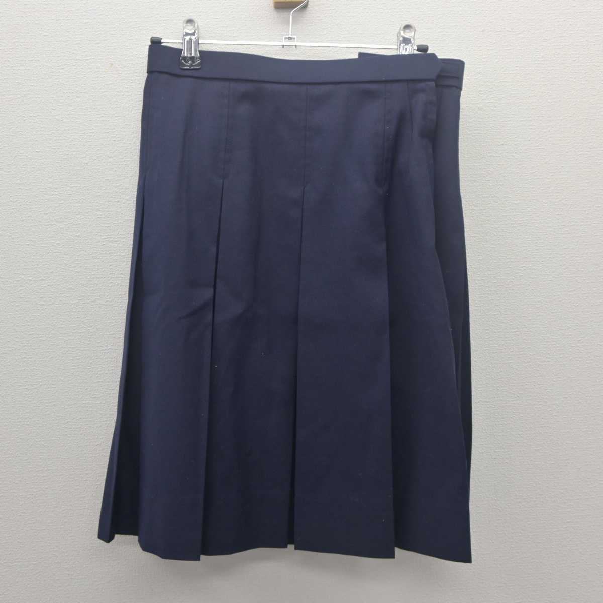 【中古】神奈川県 横浜市立戸塚中学校 女子制服 2点 (ベスト・スカート) sf061891