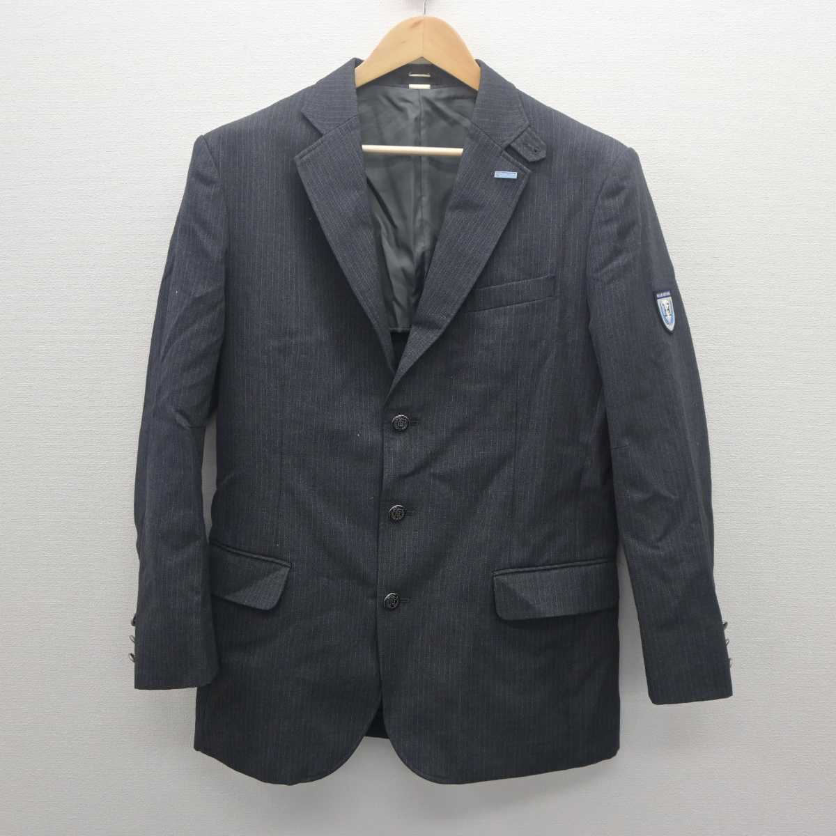 【中古】京都府 東山高等学校 男子制服 2点 (ブレザー・ズボン) sf061904