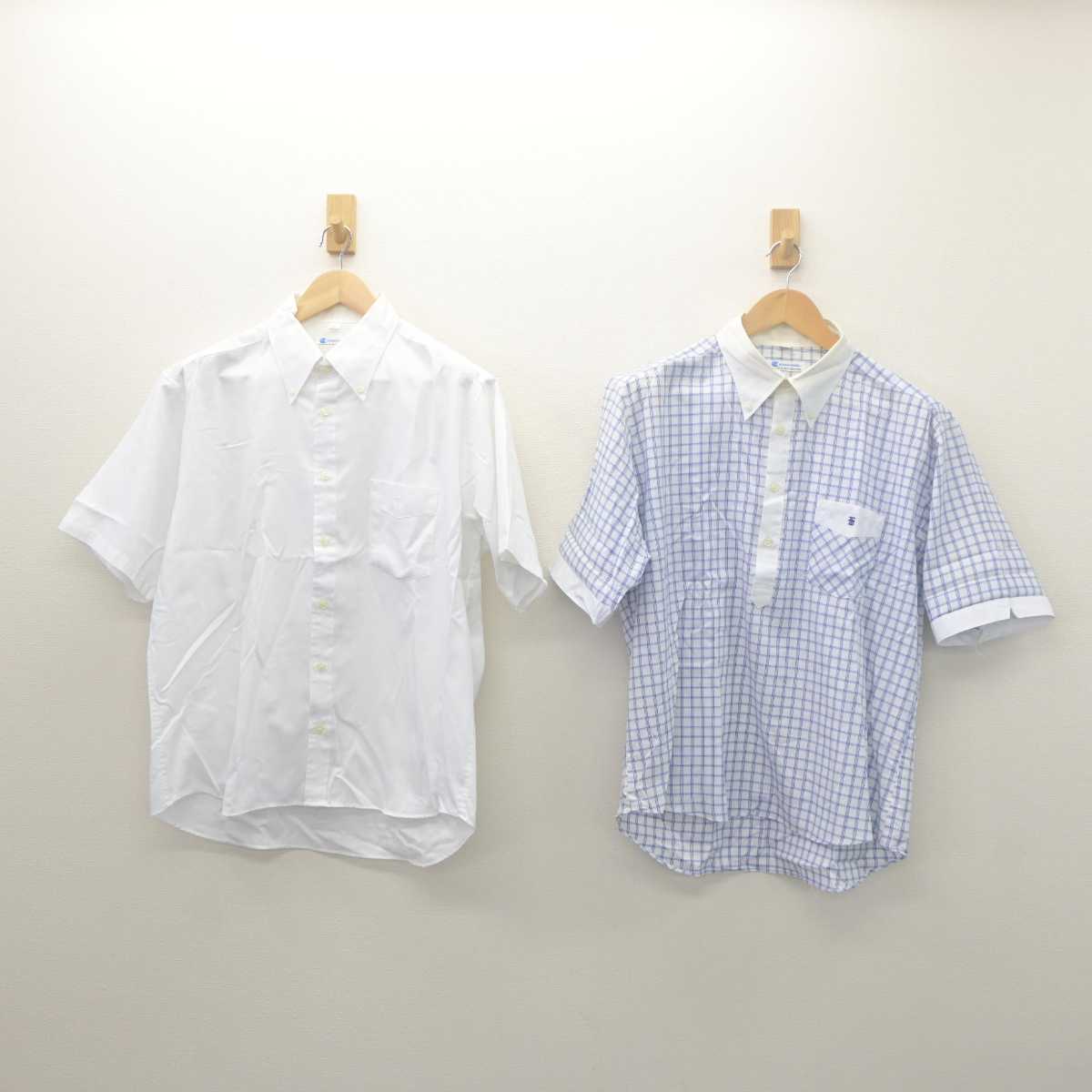 【中古】京都府 東山高等学校 男子制服 2点 (シャツ) sf061907