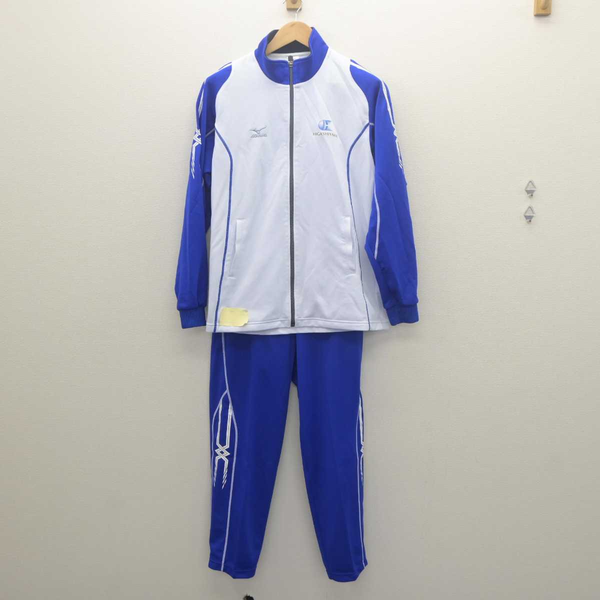 【中古】京都府 東山高等学校 男子制服 2点 (ジャージ 上・ジャージ 下) sf061909