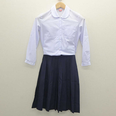 【中古】兵庫県 本山中学校 女子制服 3点 (ブレザー・シャツ・スカート) sf061914