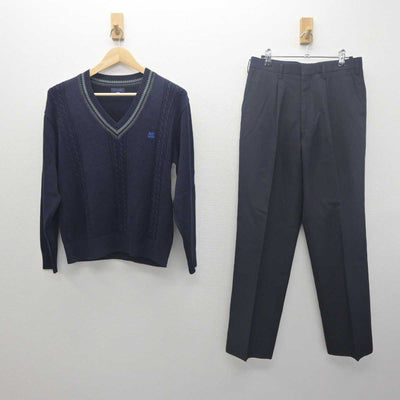 【中古】東京都 日本大学豊山高等学校 男子制服 2点 (ニット・ズボン) sf061918