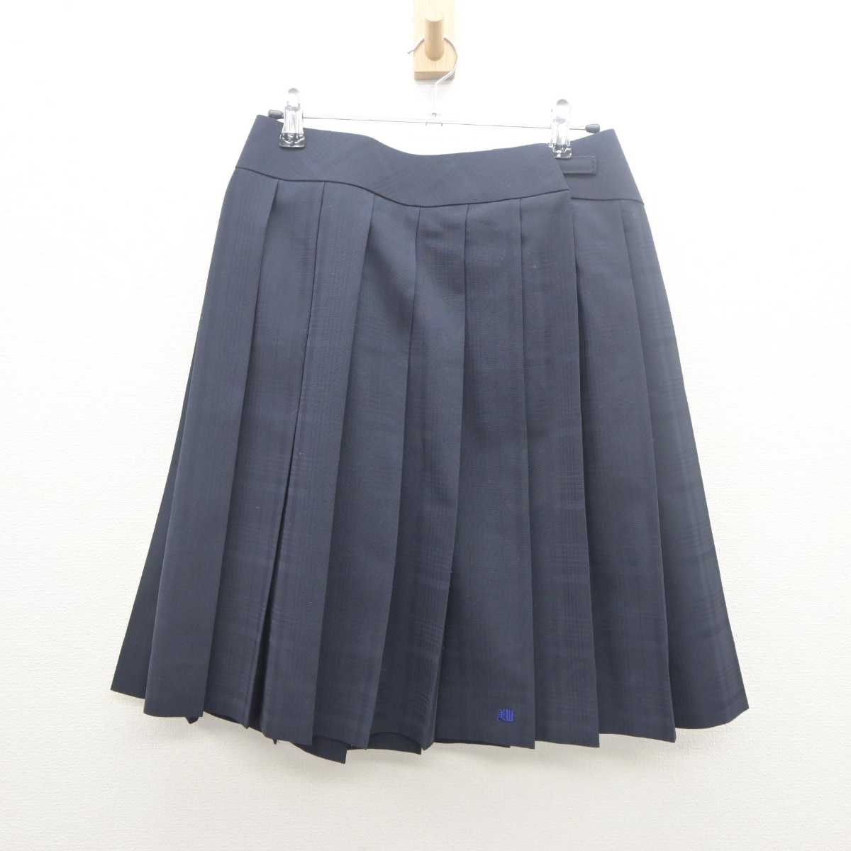 【中古】愛知県 若宮商業高等学校 女子制服 2点 (シャツ・スカート) sf061945