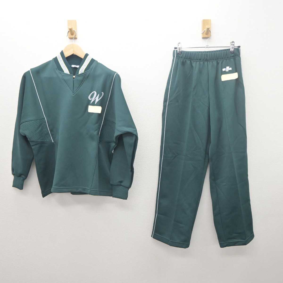 【中古】愛知県 若宮商業高等学校 女子制服 2点 (ジャージ 上・ジャージ 下) sf061948