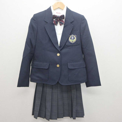 【中古】新潟県 関根学園高等学校 女子制服 4点 (ブレザー・シャツ・スカート) sf061951