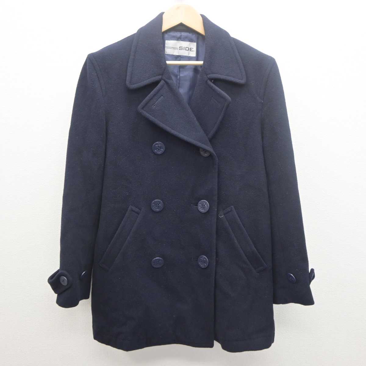 【中古】鹿児島県 大口高等学校 女子制服 1点 (コート) sf061957