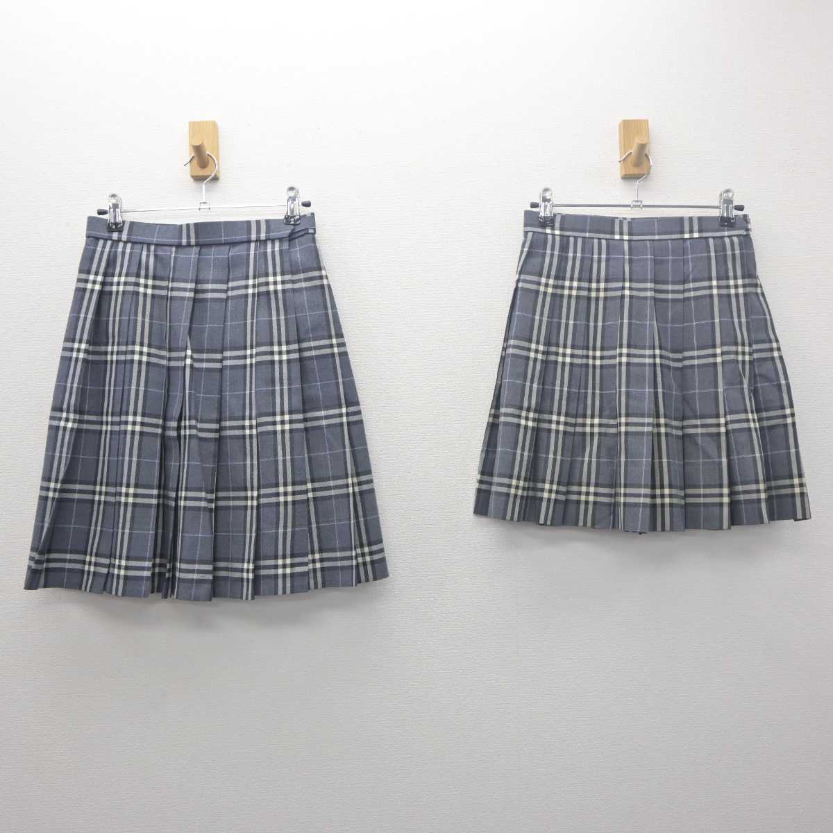 【中古】東京都 深川高等学校 女子制服 4点 (ブレザー・スカート・スカート) sf061971